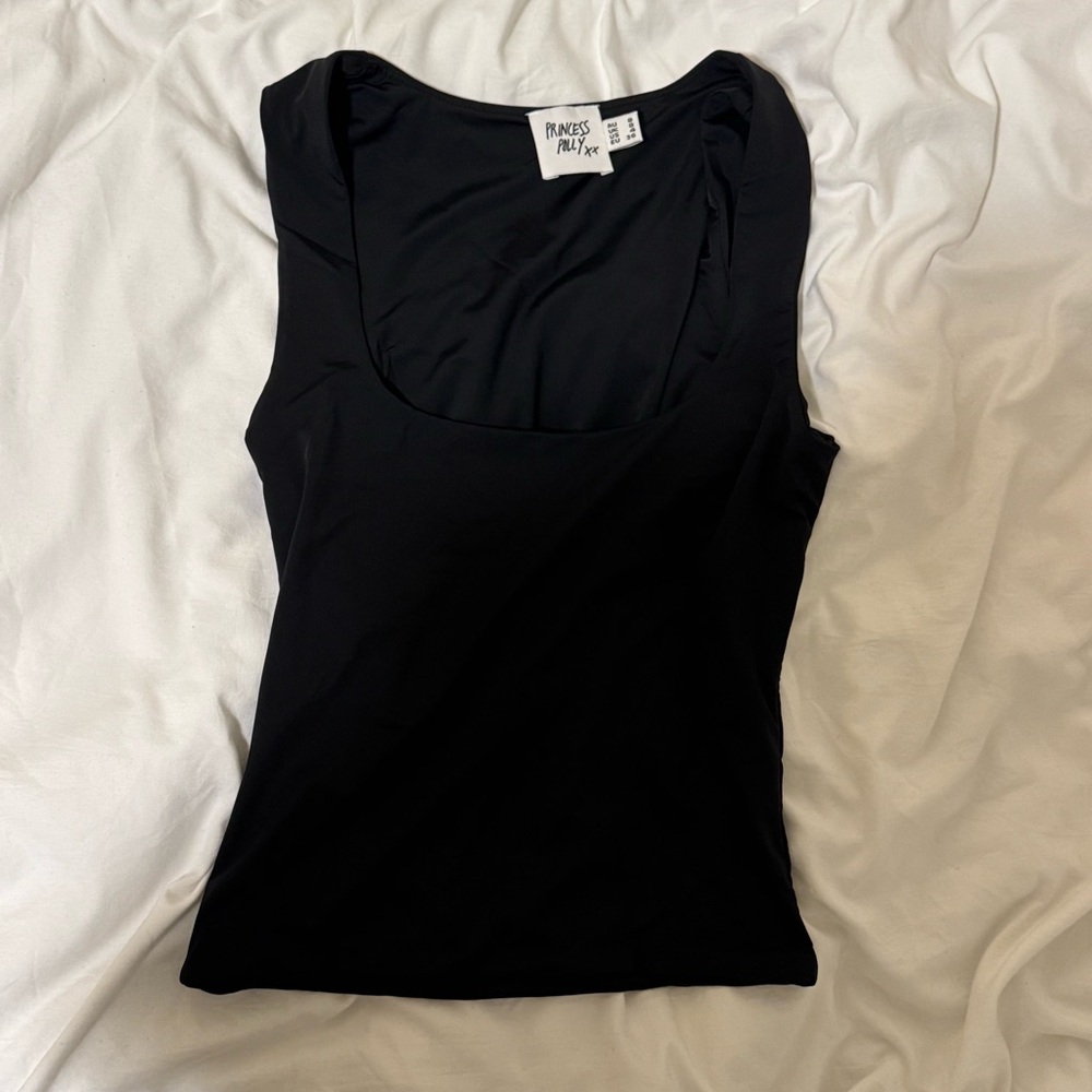 Princess Polly Zoe Top Black Tank